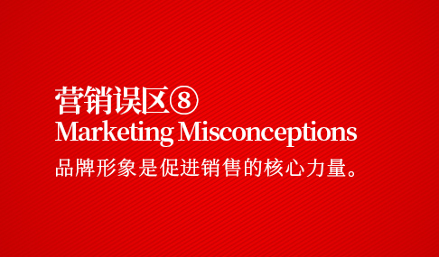 营销误区八：品牌形象是促进销售的核心力量